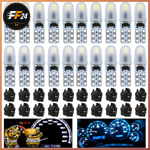 Glassockellampe 20er set - 20er, t5