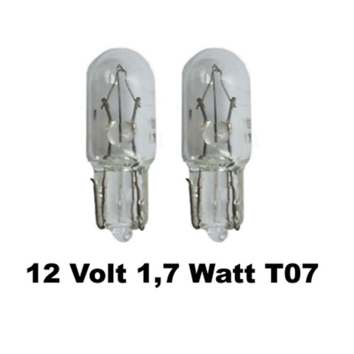 Stück 12v w2 2x5 - 2, w2,2x5,2d