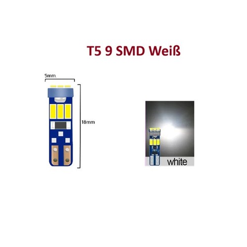 10x super helle 9 smd - 9,