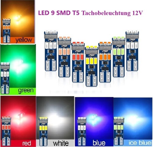10x super helle 9 smd - t5,