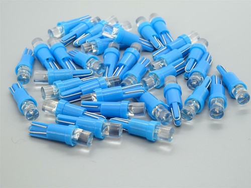Led blau glassockellampe - 10,