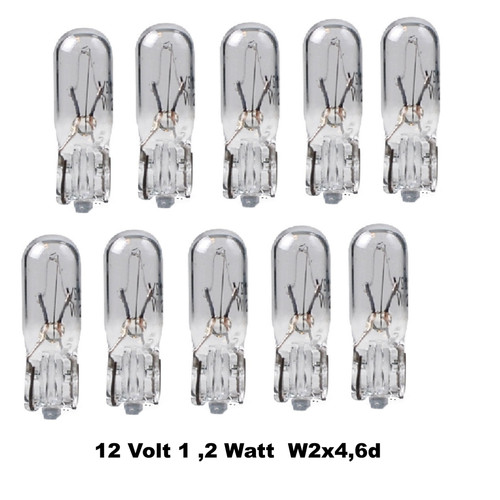 10x 12v w2x4 6d - 1,2w, w2x4,6d