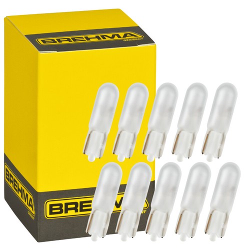 10x brehma glassockellampe - brehma, t5